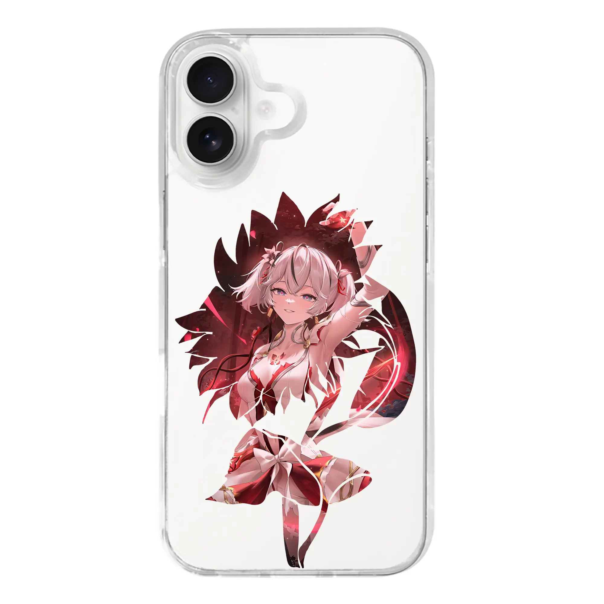 鳴潮 グッズ ツバキ - iPhone 17シリーズ 透明スマホケース – 薄型・耐衝撃・精密フィット保護カバー